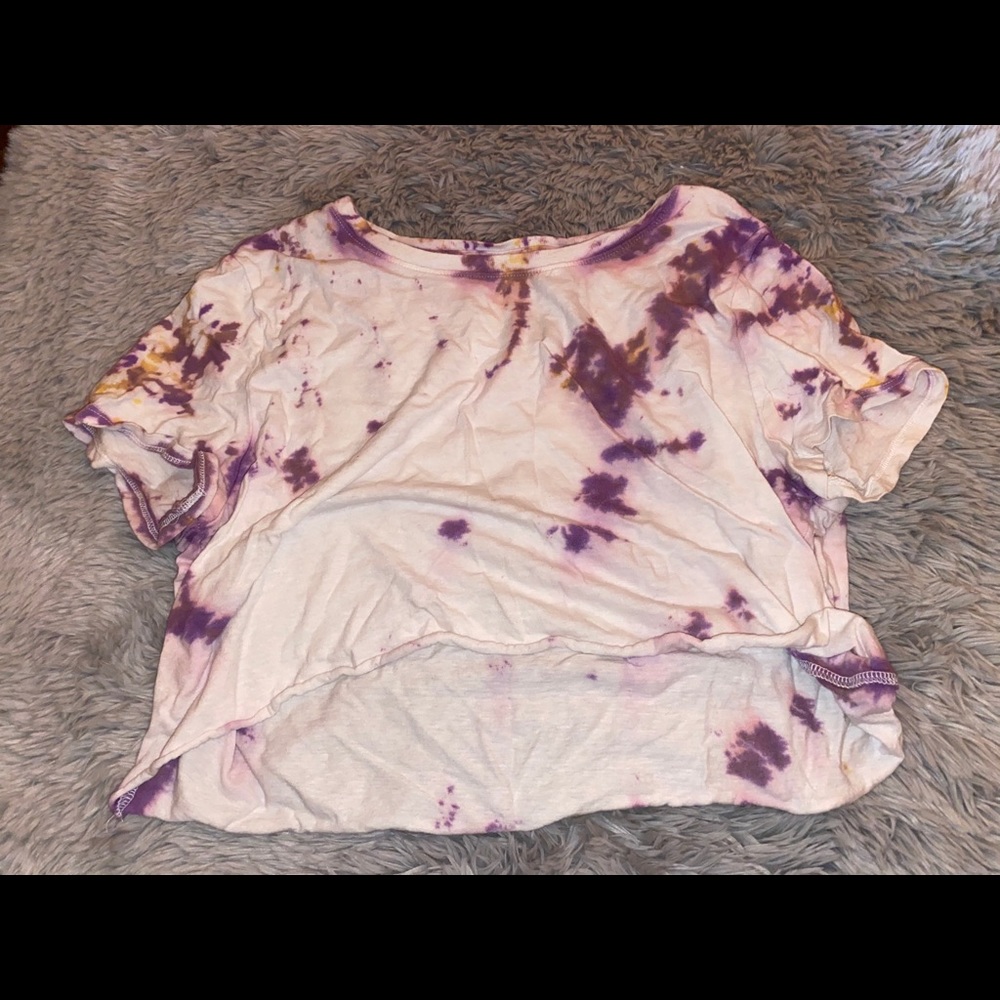 Tie-dye crop top